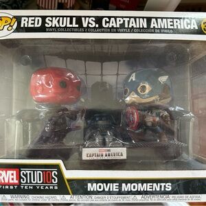 Funko Marvel Red Skull and Captain America Figures